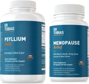 Dr. Tobias Menopause Relief og Psyllium Daily - Understøtter Hormonal Balance og fordøjelsessygdomme, ikke-GMO