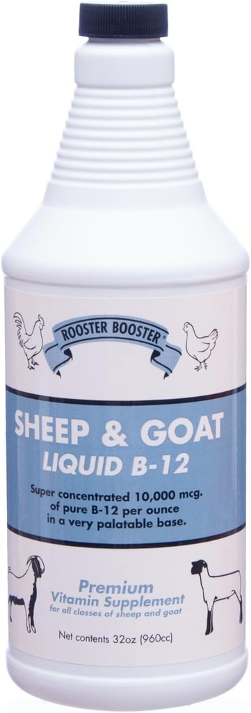 Rooster Booster B- 12 Får og Geder Flydende, 32 - Ounce