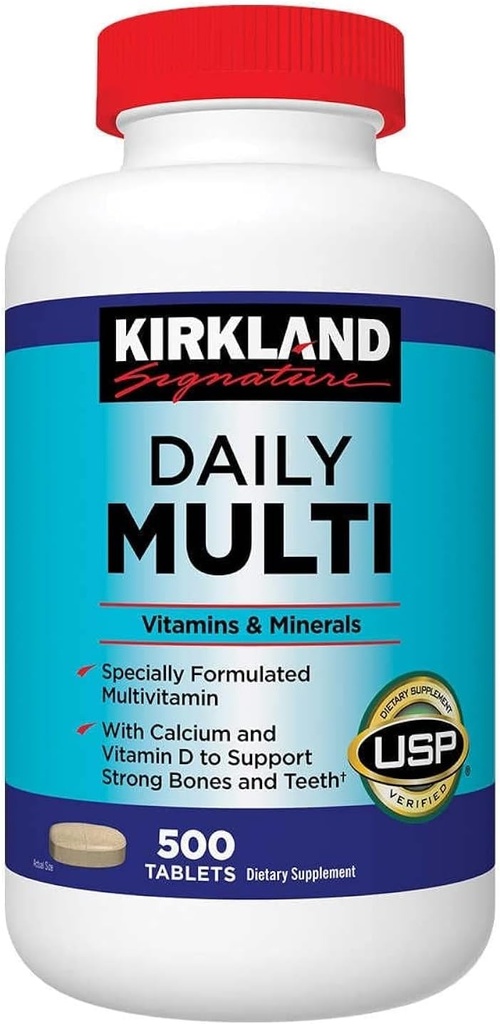 Kirkland Signature Daily Multi, 500 tabletter