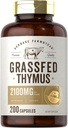 Carlyle Grass Fed Beef Thymus Bovine Supplement: 124; 2100mg