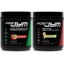 JYM Supplement Science PRE JYM 30 Servering - Strawberry Kiwi & - Post- Workout med BCAA 's, Glutamin, Creatin HCL, Beta- Alanine, og mere Rainbow Sherbert Flavor, 30 Servering, 21.2 oz.
