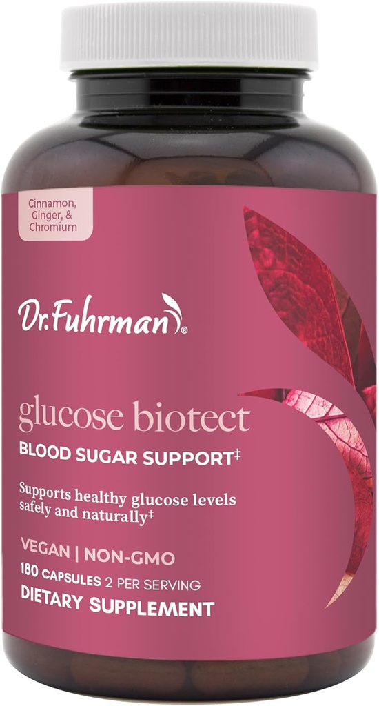 Dr. Fuhrman Glucose Biotect Natural Blood Sugar Support 180 Kapsler
