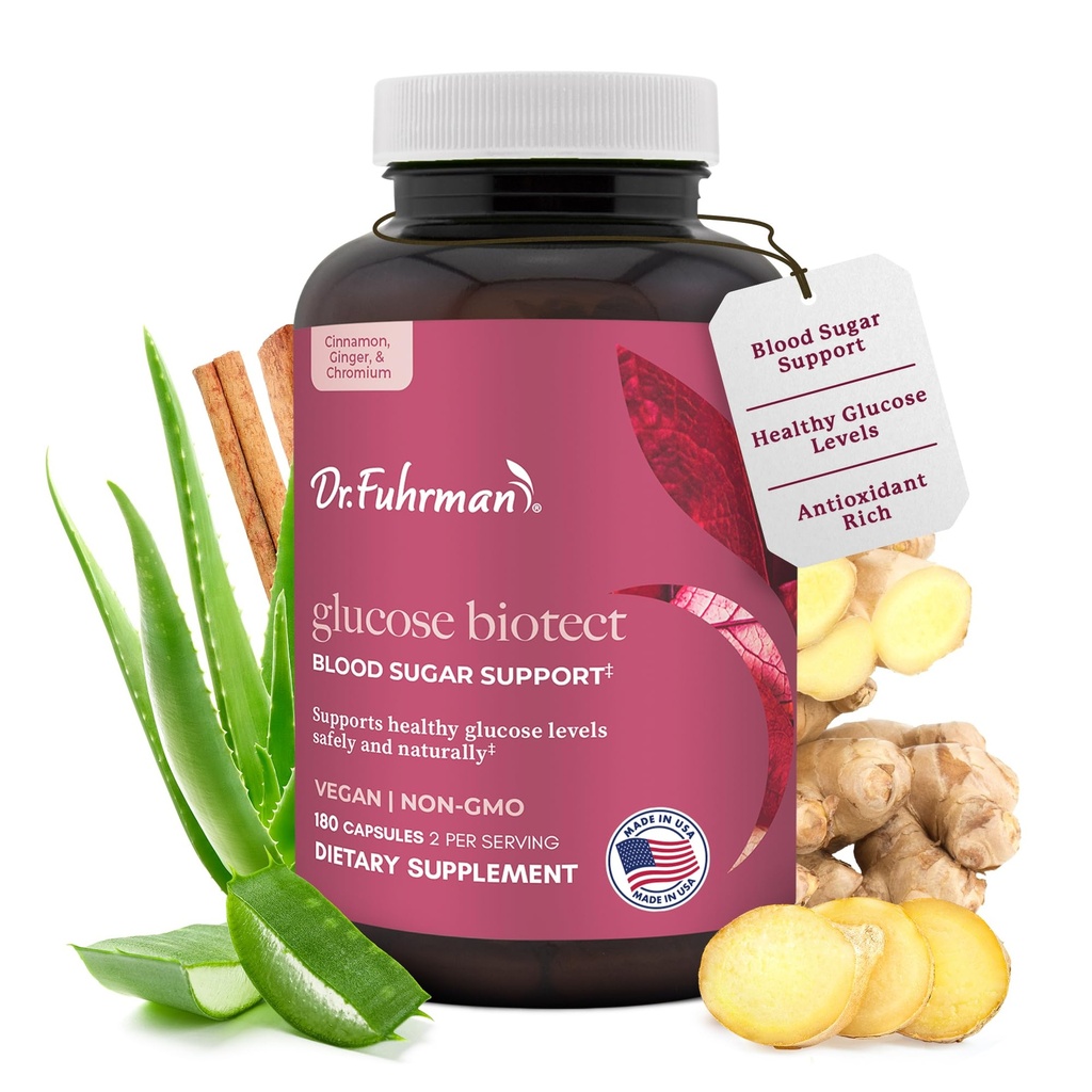 Dr. Fuhrman Glucose Biotect Natural Blood Sugar Support 180 Kapsler