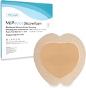 MedVance TM Silicone - Bordered Silicone Adhesive Foam Dressing Sacral Størrelse 7 "x 7" Æske med 5 bandager