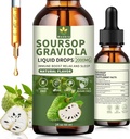 Soursop Bitters Liquid multivitami Drops, Pure Organic Soursop blade Extract, Immunboost, Cell Support & Regeneration, Sugar / Gluten Free, Natural Flavor, 2 Fl Oz