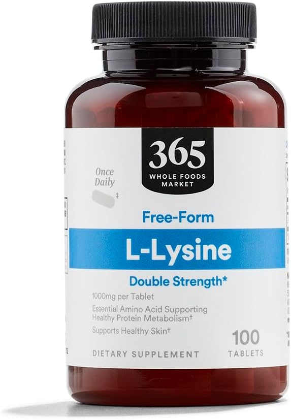 Whole Foods Market, L- Lysin Double Strength, 100 Greve