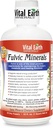 Vital Earth Minerals Fulvic Minerals Liquid - Fulvic Acid Supplement med 70 + Trace Minerals, Electrolytes for Energy & Vitality, 32 Oz + 1 Oz Cup