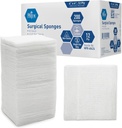 MED PRIDE 4 "x 4" Gauze, 200 Kirurgiske Sponges 12- ply Ekstra Absorbent • 124; All- Gauze, Non- Sterile • 124; Great for Sår Dressing, Prepping, Scrubing & Rengøring • 124; Essential First- Aid