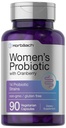 Horbäach Probiotisk for kvinder med Cranberry Medic124; 90 Vegetariske Kapsler Medic124; Kosttilskud med 14 Probiotiske Stammer Medic124; Non- GMO, Gluten Free Supplement