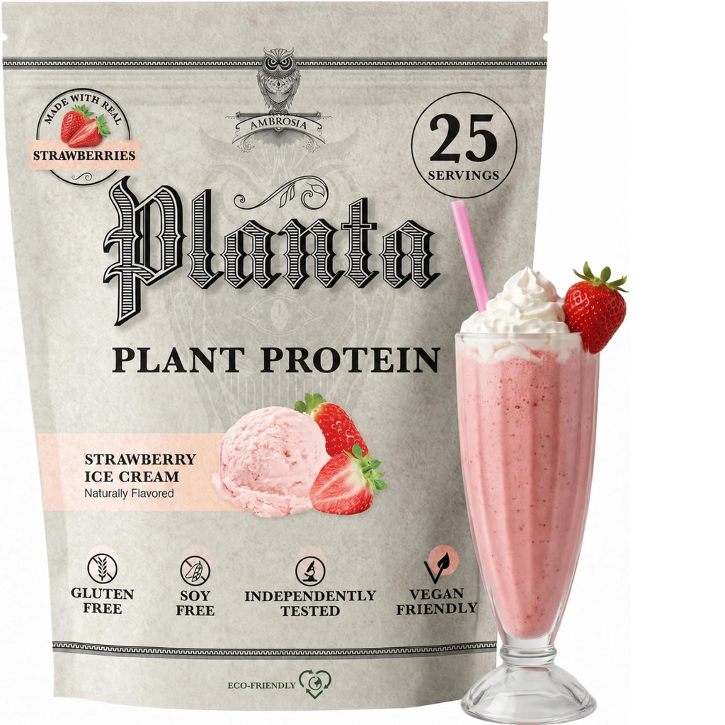 Ambrosia Planta - Premium Plant- baseret protein124; Vegan & Keto Friendly