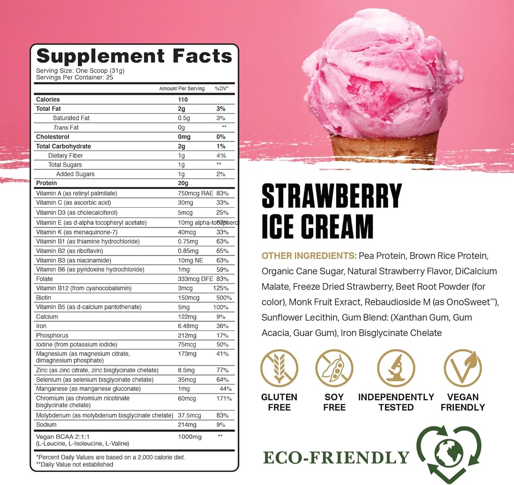 Ambrosia Planta - Premium Plant- baseret protein124; Vegan & Keto Friendly