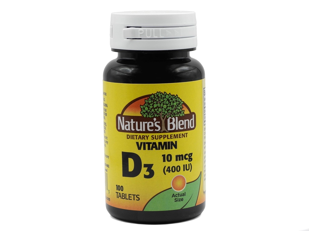 Naturens Blend D-vitamin 400 IE 100 tabletter