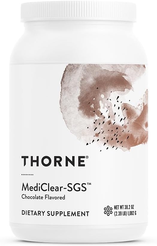 THORNE - MediClear- SGS - ris og pea protein- baseret drik pulver med en komplet Multivitamin- Mineral Profil - Foundational Support - Eliminere miljømæssige & kostbare toksiner * - Chokolade - 38.2 Oz