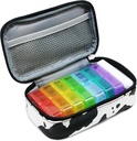 Weekly Pill Organizer 2 Times a Day Morning Night Travel Pill Case Organizer 7 Day AM PM Pill Box Organizer Day Night Vitamin Organizer Pill Contanier 2 Week Pill Holder