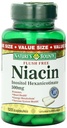 Nature 's Bounty Flush Free Niacin 500 mg, 120 Greve