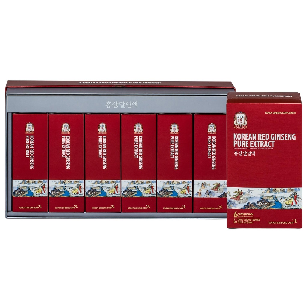 CheongKwanJang Koreansk Rød Ginseng Pure Extract Cut 124; Rød Ginseng, Koreansk Ginseng, Ginseng Extract