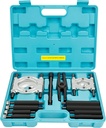 DURATECH 12PCS Bearing Puller Set, 5-ton Capacity Heavy Duty Flywheel Separator Tool, 2" and 3" Bar-Type Splitter Remove Bearings Kit, Gear Puller, Storage Case Included
