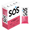 SOS Hydration Electrolyte Powder Pakker, Vandmelon Flavor, 8 Stick Packs - Low- Calorie, Hurtig Rehydrering, Lavet i USA, Keto & Vegan Friendly