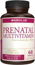 Prenatal Multivitamin - hjælper med at fremme graviditet sundhed - understøtter immunsystemet & foster udvikling - essentielle næringsstoffer til mor og barn - Sikker formel - Kosttilskud - 60 tabletter