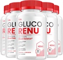 (5 Pack) Gluco Renu Supplement, GlucoRenu Capsule - Advanced Formula Gluco Renu, GlucoRenu Maximum Strength Reviews, 300 Capsules