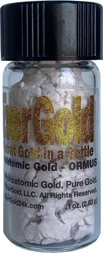 EnerGold ® Monoatomic Gold / ORMUS: Verdens KUN Pure- G O L D! Deflect stråling, EMF, & Low- Energy Frequences; Reparation DNA, Pineal Gland, & Alle væv af kroppen; Energize din Aura & Chakras,...