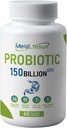 Organic Probiotic and Prebiotics, 150 Millioner CFU 34 Strops, fordøjelsesenzymer, for mænd og kvinder, 60 Vegan kapsler til Gut Sundhed & fordøjelsesstøtte, Non- GMO, Gluten Free