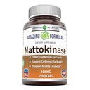 Amazing Formulas Nattokinase Dietary Supplement 100 mg Veggie Capsules Supplement | 2000 FU Enzyme Activity | Non-GMO | Gluten Free | Made in USA (270 Count)