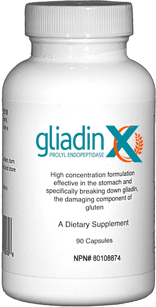 Indtagelse af Gluten, Scientific Proven Support for Strict Gluten- Free Diets for Celiac disease and Gluten Intolerance, Celiac Safe Supplements - 90 Kapsler