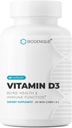 Naturals Vitamin D3 1000 IU, for Healthy Bones and Teeth, Maintenance of Good Health, 60 Vitamin D3 Capsules Helps Prevent Vitamin D Deficiency - Pharmaceutical Grade, Non-GMO