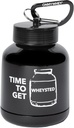 ONMYWHEY Dobbelt Scoop (180cc) Protein og supplement Keychain tragt, tid til at få Wheysted
