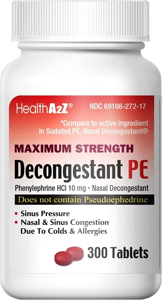 HealthA2Z ® Decongestant PE