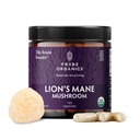 TRIBE ORGANICS Lion 's Mane Supplement 1000mg Mushroom Extract Powder - Immunsystemet Booster & Brain Nootrop for Focus and Memory Dex124; Mental Clarity Dex124; Natural Energy and Immunity - 120 Veganske kapsler