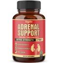agobi 7in1 Adrenal Support - Ækvivalent med koncentreret Ashwagandha, Panax Ginseng, Rhodiola Rosea & mere - 60 kapsler 2 måneder for Body Balance