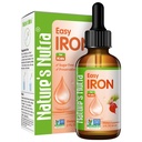 Naturens Nutra Easy Iron, Premium Flydende Jern til Baby, Infant, Børn og Børn, Ferrochel, Anæmi, Hæmoglobin, Non- GMO, Kosher, 2 Fl. Oz (60ml)
