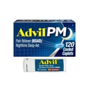 Advil PM Pain Reliever og Nighttime Sleep Aid, Ibuprofen for Pain Relief og Diphenhydramin Citrate for a Sleep Aid - 120 Coated Caplets and Pain Reliever and Fever Reducer, 10 Count Tablets