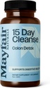 30 Day Supply,15 Day Cleanse Colon Detox, 60 Capsules (30 Servings), Natural Laxative for Constipation and Digestive Health Supplement, Dietary Supplement