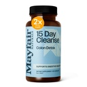 30 dages forsyning, 15 dages rengøring kolon afvænning, 60 kapsler (30 Servere), Natural Laxative for Forstoppelse og fordøjelsessygdomme supplement, Kosttilskud