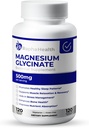 Magnesium GLYCINATE 500mg | High Absorption | 100% Chelated | Supports Bone Health & Muscle Recovery | 120 Capsules - 4 Month Supply