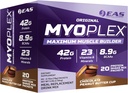 EAS Original Myoplex Maximum Muscle Builder, Meal Replacement Protein Mix | Quality Protein Blend | 42g Protein, 20 Individual Packet (Chocolate Peanut Butter Cup)
