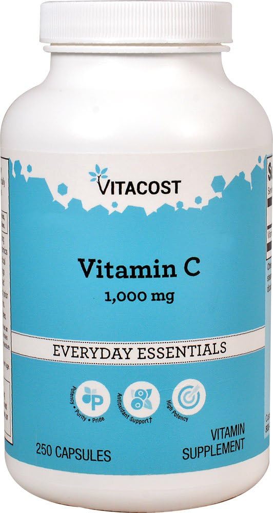 Vitacost C-vitamin - 1000 mg - 250 kapsler