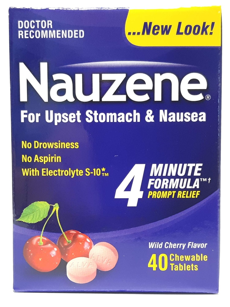 Nauzene Chew Tabs Størrelse 40ct - pakke med 1