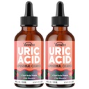 Liposomal Urisyre Drops, Tart Cherry tillæg med Selery Seed & Boswellia Extract - Muskel, Detox, Joint and Nyre, Uric Acid Cleanse Liquid Supplement- 4 FL OZ (2 flaske)
