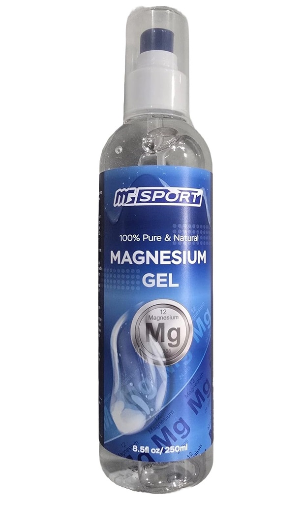 Magnesium Gel + Pump 1.050 Presser 50mg MgCl ea. for ben kramper. Konserveringsmidler Gratis, høj Absorption, Mindre Sting Than Magnesium Oil Spray, Gel Pump til Nøjagtig ansøgning