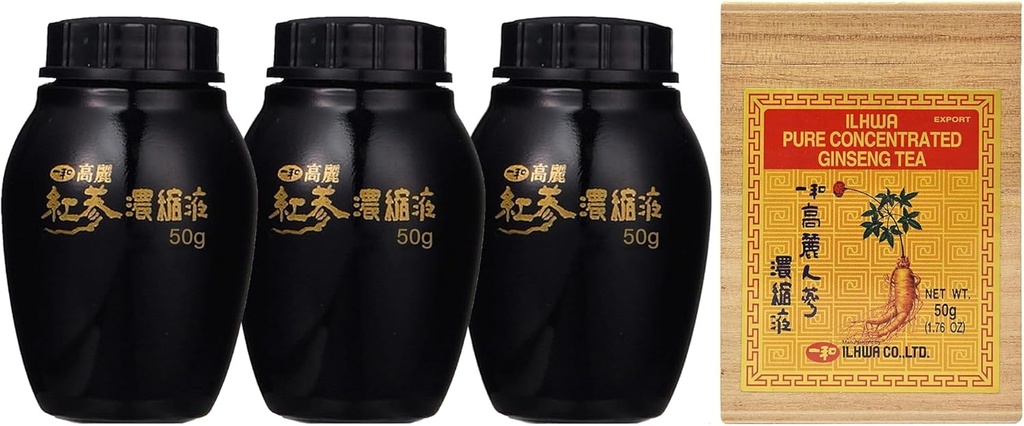 ILHWA Koreansk koncentreret Ginseng Extract (Koncentreret Ginseng 1.76 oz (pakning med 3))