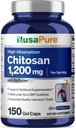 NusaPure Chitosan 1200mg 150 Caps (non-GMO & soyfree) med Bioperine