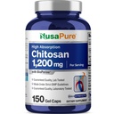 NusaPure Chitosan 1200mg 150 Caps (non-GMO & soyfree) med Bioperine
