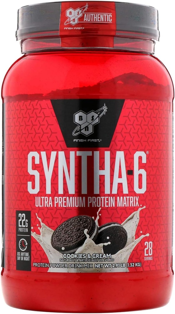 BSN Syntha- 6, Cookies and Cream, 2,91 lb