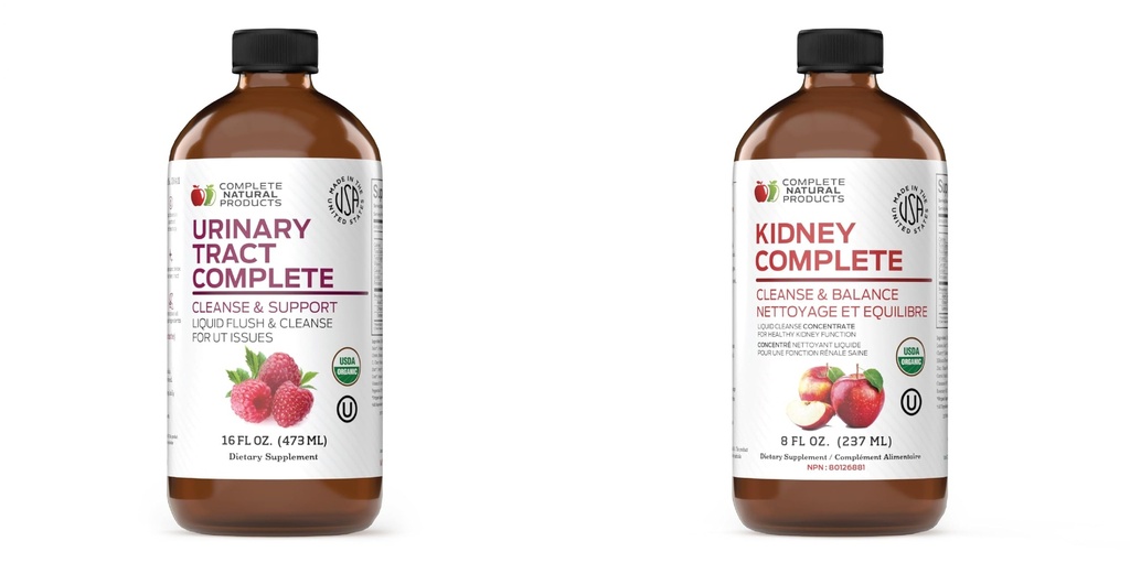 Komplet Natural Urinary Tract Complete 8oz & Nytney Complete 8oz Bundle
