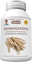 ANDREW LESSMAN Ashwagandha 360 Kapsler - Standardiseret Ashwagandha Extract. Fremmer afslapning, positiv mood, overordnet velvære og vitalitet. Lille let at synke kapsler