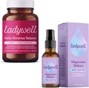 Ladywell Daily Hormone Balance Capsules + tematisk Magnesium Oil Spray Bundle